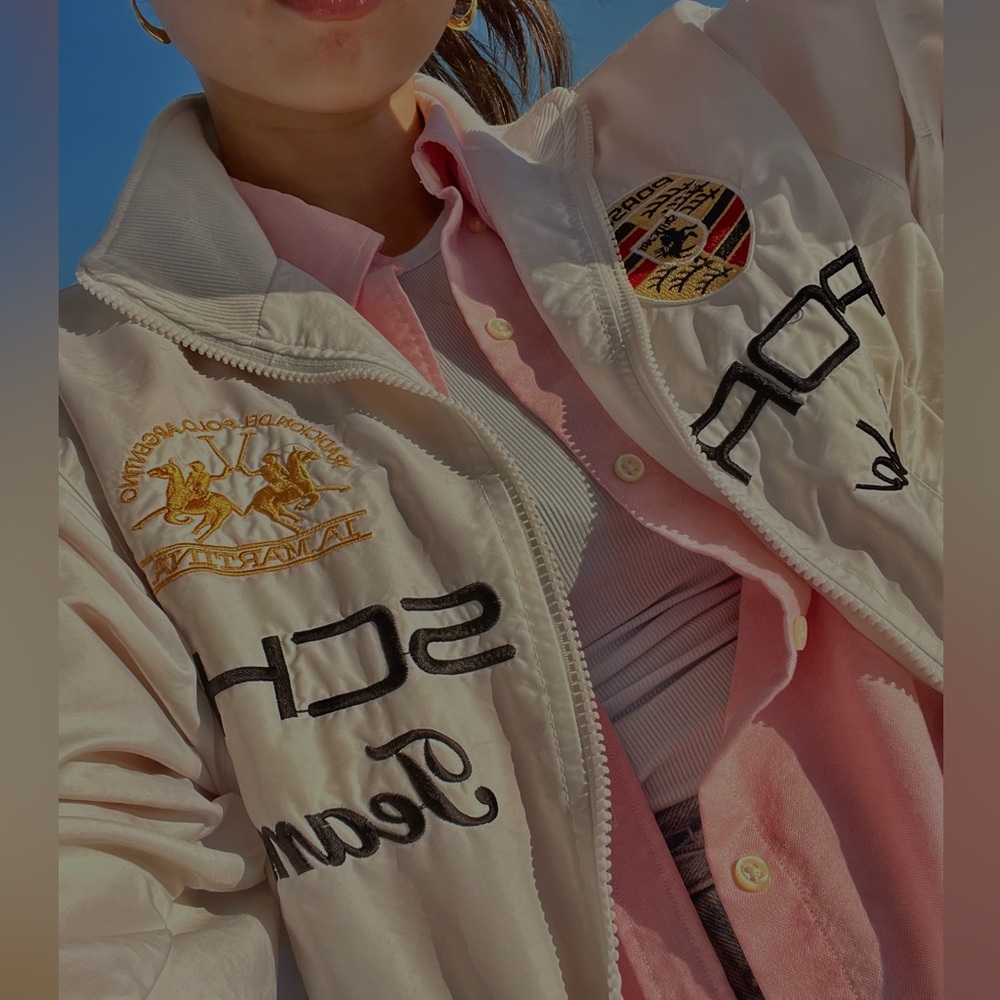 Vintage track racing jacket small